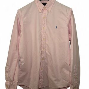 Ralph Lauren Men's Light Pink Button-Down Shirt